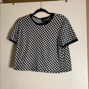 Checker Crop top